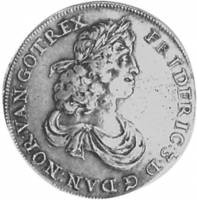 (№1667km83) Монета Норвегия 1667 год 1 Speciedaler
