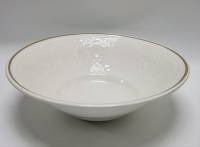 Салатник ЗИК Конаково белый широкий круглый