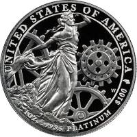 (2013w) Монета США 2013 год 100 долларов   Платина (Pt)  PROOF