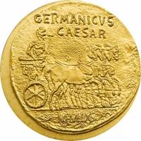 (№2009km236) Монета Палау 2009 год 1 Dollar (Германика Dupondius)