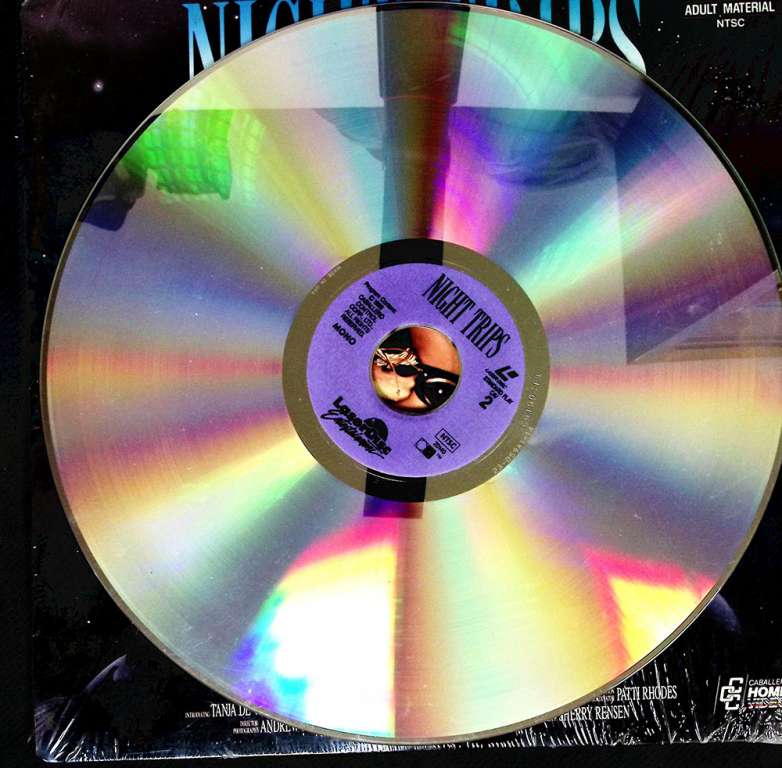 Laserdisc &quot;1989 (18+). Ночные путешествия&quot; США 300 мм. (сост. на фото)