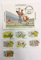 Набор из 7 марок + 1 блока, Афганистан, Гашёные, III Θ (сост. на фото) 