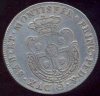 (№1773km73) Монета Италия 1773 год 1 Scudo (Витторио Амедео III в)