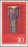 (1971-080) Марка Германия (ГДР) "Дарбука"    Музыкальные инструменты III Θ
