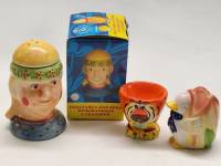 Подставка для яйца с солонкой перечница 3 предмета