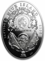 () Монета Остров Ниуэ 2013 год 2  ""   Биметалл (Серебро - Ниобиум)  AU