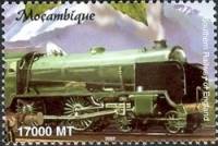 Марка Мозамбик 2002 год "Южная железная дорога в Англии", Гашеная