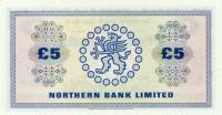 (№1982P-188b) Банкнота Северная Ирландия 1982 год "5 Pounds" (Подписи: Gabbey)
