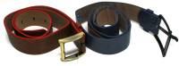 Набор ремней, 2 шт., мужские, прессов. кожа, новые (сост. отл.)