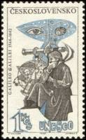 (1964-015) Марка Чехословакия "Галилео Галилей"    Личности III Θ