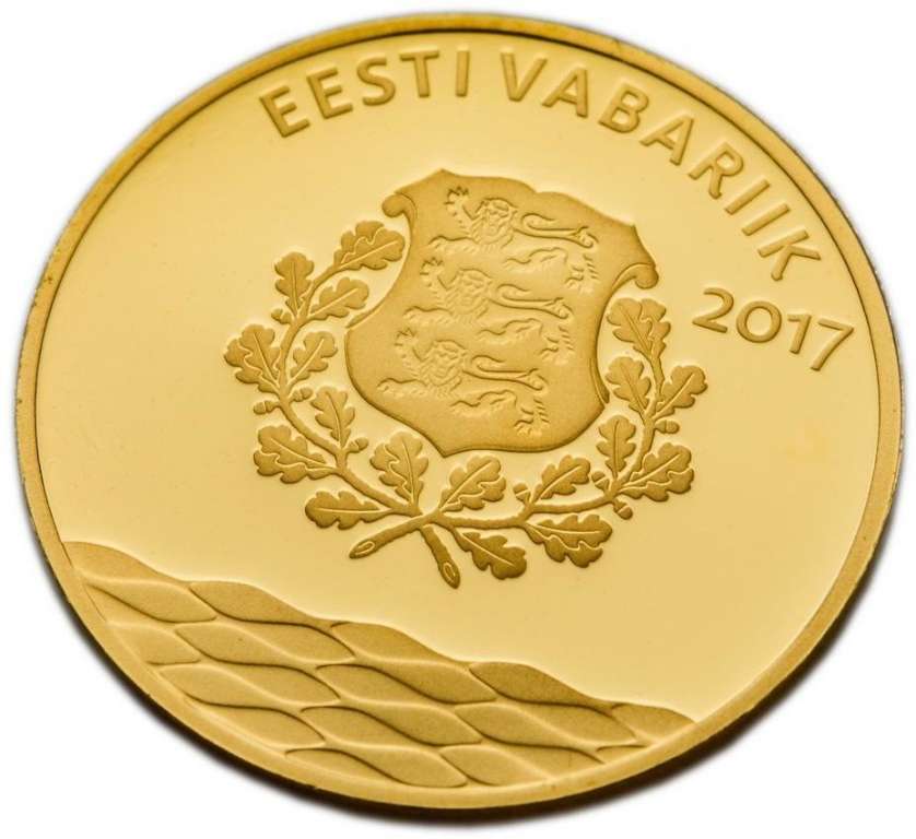 (№2017) Монета Эстония 2017 год 25 Euro (Таллинн)