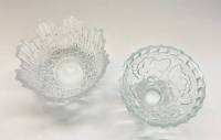 Салатник + креманка, стекло, хрусталь