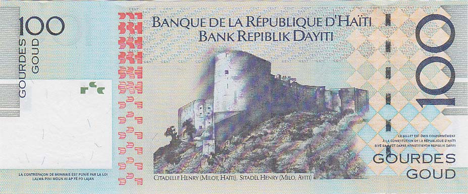 () Банкнота Гаити 2010 год   &quot;&quot;   UNC