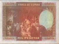  Банкнота Испания 15.08.1928 год 1 000     UNC