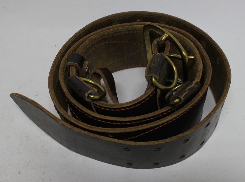 Ремень офицерский, натуральная кожа, СССР (сост. на фото)