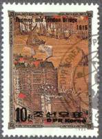 (1984-157) Марка Северная Корея "Темза и Лондонский мост"   Портреты правителей Европы III O