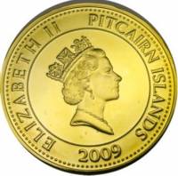(№2009km59) Монета Питкерн 2009 год 2 Dollars