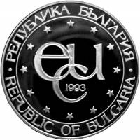 () Монета Болгария 1993 год 500 лева ""  Биметалл (Серебро - Ниобиум)  PROOF