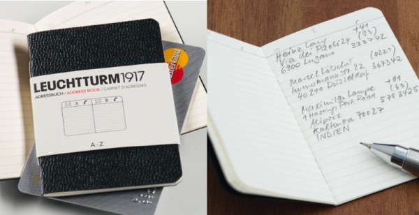 Адресная книга  MINI A7, черный, 26 стр. Leuchtturm1917, #325725