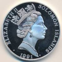 () Монета Соломоновы Острова 1991 год 10  ""    AU