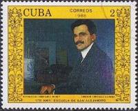 (1988-002) Марка Куба "Родригес Морей"    Музей в Гаване II Θ