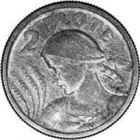 (№1927) Монета Польша 1927 год 2 Złote (Женщина и уши) (Женщина и уши)