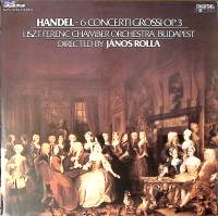 Пластинка виниловая Гендель 6 кончерто гроссо оп. 3 Hungaroton 300 мм. Excellent