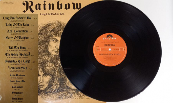 Пластинка виниловая &quot;Rainbow. Long Libe Rock`n`Roll&quot; Stereo 300 мм. (Сост. отл.)