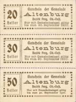 (№1920) Банкнота Австрия 1920 год "100 Heller"