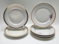 Тарелки десертные Добруш 5 шт и Красный фарфорист 3 шт Диаметр 18 см