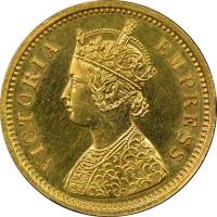 (№1891km484c) Монета Индия 1891 год frac12; Pice (Пруф-лайк, оттиск)