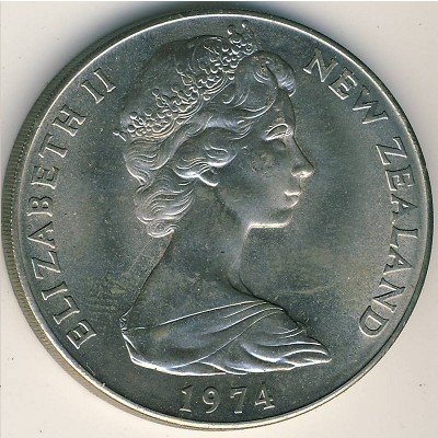 (1974) Монета Новая Зеландия 1974 год 1 доллар &quot;Х Британские игры Содружества&quot;  Медь-Никель  UNC