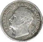 () Монета Болгария 1891 год 50 стотинок ""  Биметалл (Серебро - Ниобиум)  AU