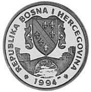 (№1994km22) Монета Босния и Герцеговина 1994 год 10,000 Dinara (Сохранить Серии Планета Земля - Эоги