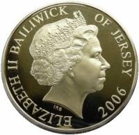 () Монета Остров Джерси 2006 год 5 фунтов ""   UNC