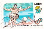 (1989-093) Марка Куба "Водное поло"    11 Панамериканские игры III O