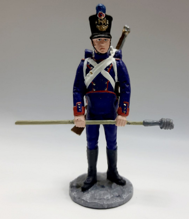 Оловянный солдатик &quot;Канонир армейской пешей артиллерии, 1813 г.&quot;