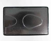 FT-TK(01) Обложка для проездного "Faetano", Кожзам, Черная матовая