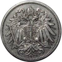 (№1892km2803) Монета Австрия 1892 год 20 Heller