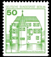 (1980-003) Марка Германия (ФРГ) "Замок Инзлинген"    Крепости и замки III O