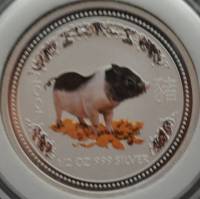 () Монета Австралия 2007 год 50 центов ""  Биметалл (Серебро - Ниобиум)  PROOF