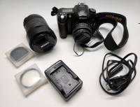 Фотоаппарат цифровой Nicon d50 два объектива 18-50 и 18-105 мм сумка зарядка ПУ Рабочий .  
