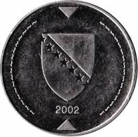 (№2000km118) Монета Босния и Герцеговина 2000 год 1 Konvertable Marka