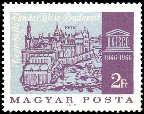 (1966-041) Марка Венгрия &quot;Будапешт&quot; ,  III O
