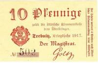 (№1917) Банкнота Германия 1917 год "10 Pfennig"