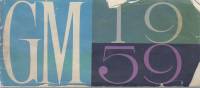 Книга GM 1959 Не указан , США Мягкая обл.  с. С цв илл