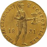 (№1831c125) Монета Польша 1831 год 1 Dukat