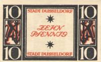 (№1920) Банкнота Германия 1920 год "10 Pfennig"