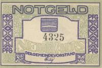 (№1921) Банкнота Германия 1921 год "25 Pfennig"