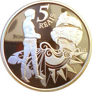  Монета Бразилия 2000 год 50     Биметалл (Серебро - Ниобиум)  UNC
